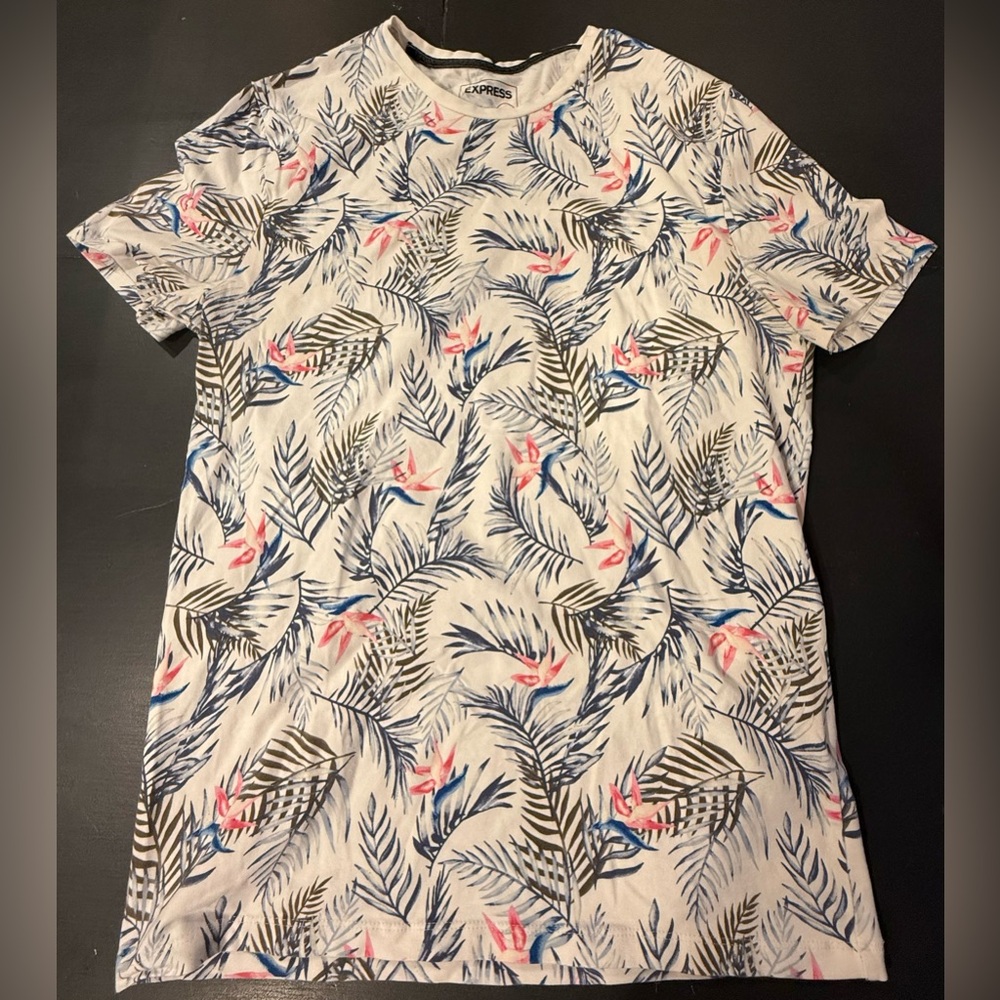 Express Men’s M T Shirt Floral